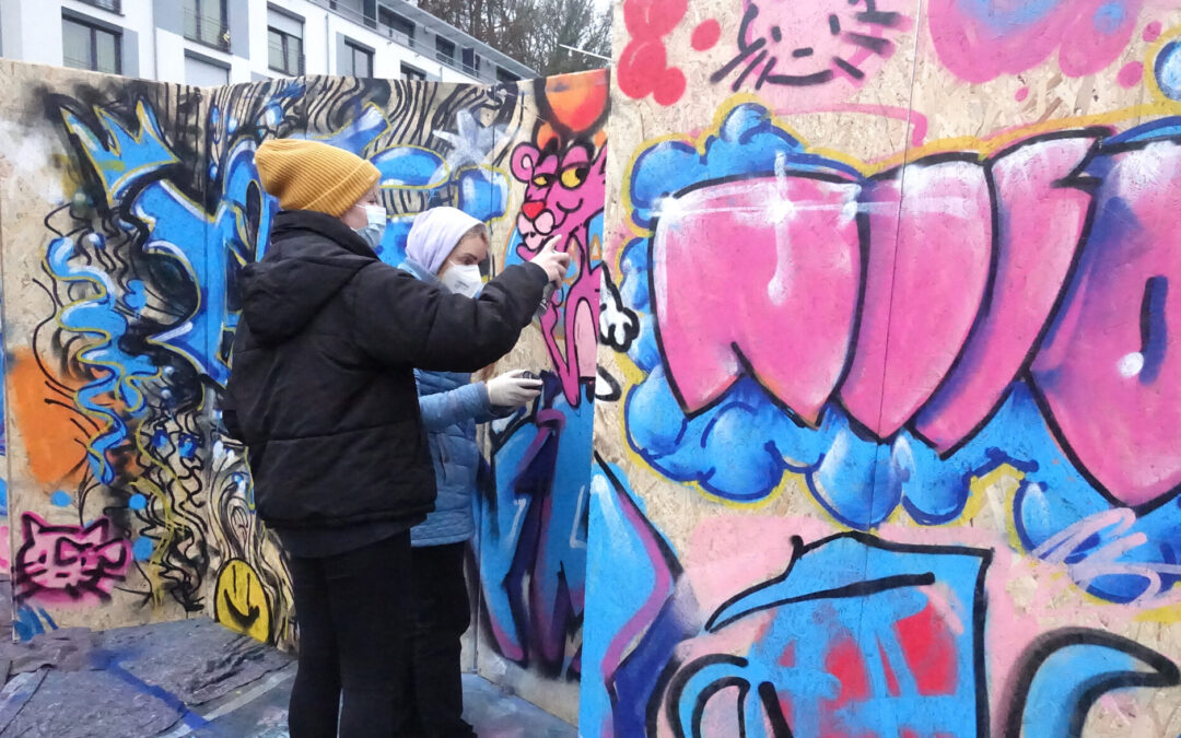 Graffiti Workshop mit Daschu Schuster