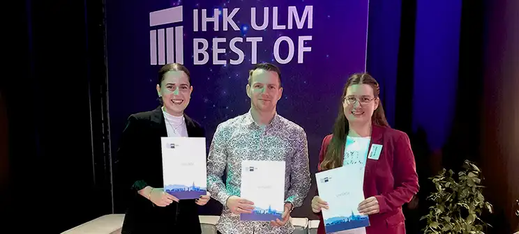 IHK-Auszeichnungen für Hauchler Absolventen