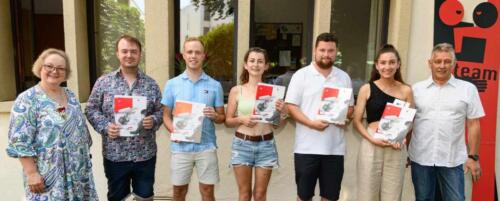 Erfolgreiche Absolventen des Vollzeitkurs verabschiedet.