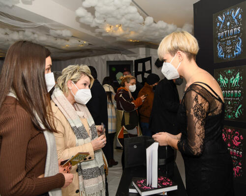 2022 Hauchler Studio Biberach, Ausstellungder Diplomarbeitender AbschlussklasseGrafik-Design2022, Vernissage, zumThema „IMAGINATIO“, 22. Februar 2022